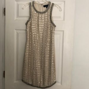 Adelyn Rae beaded cocktail dress